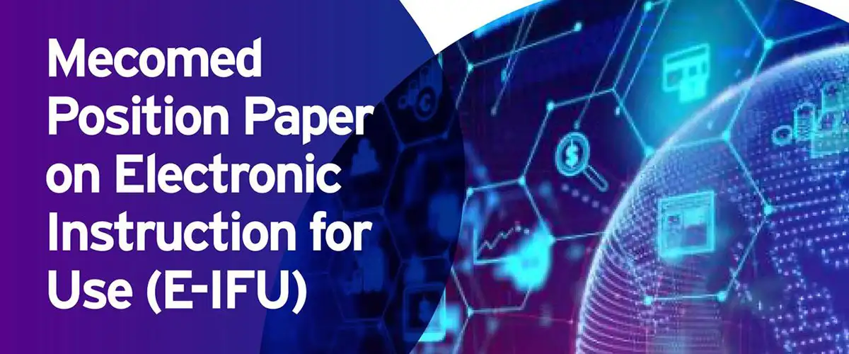 Mecomed Position Paper on Electronic Instruction for Use (E-IFU)